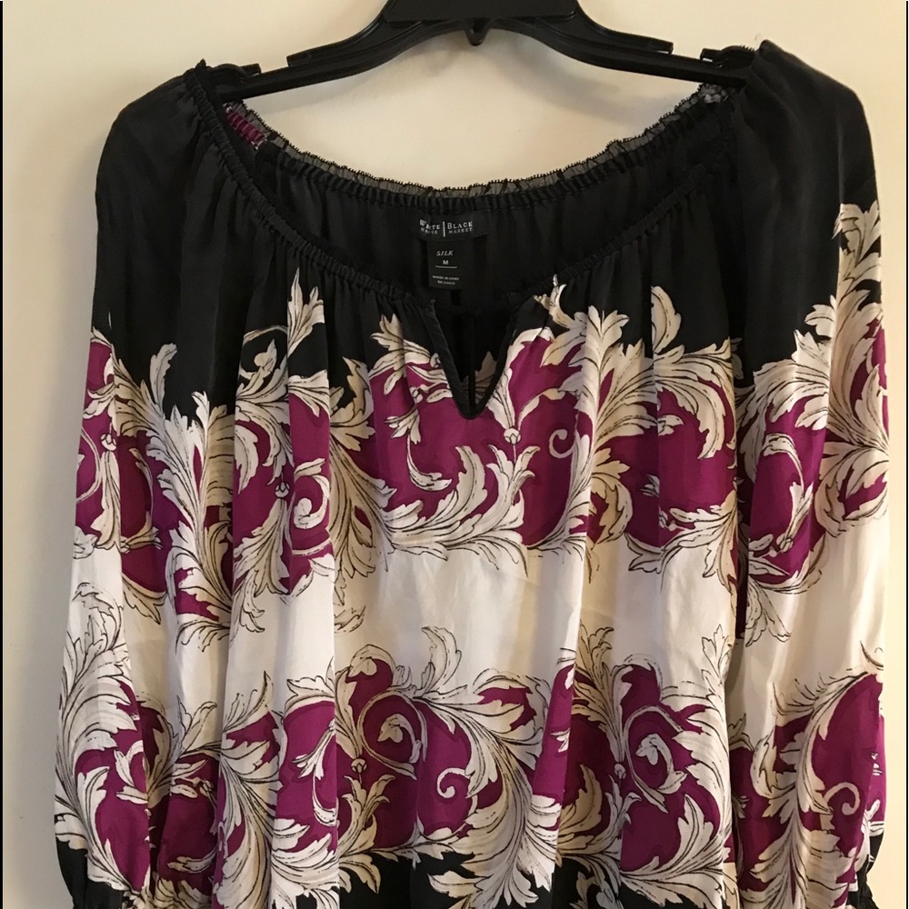 WHBM Silk Blouse